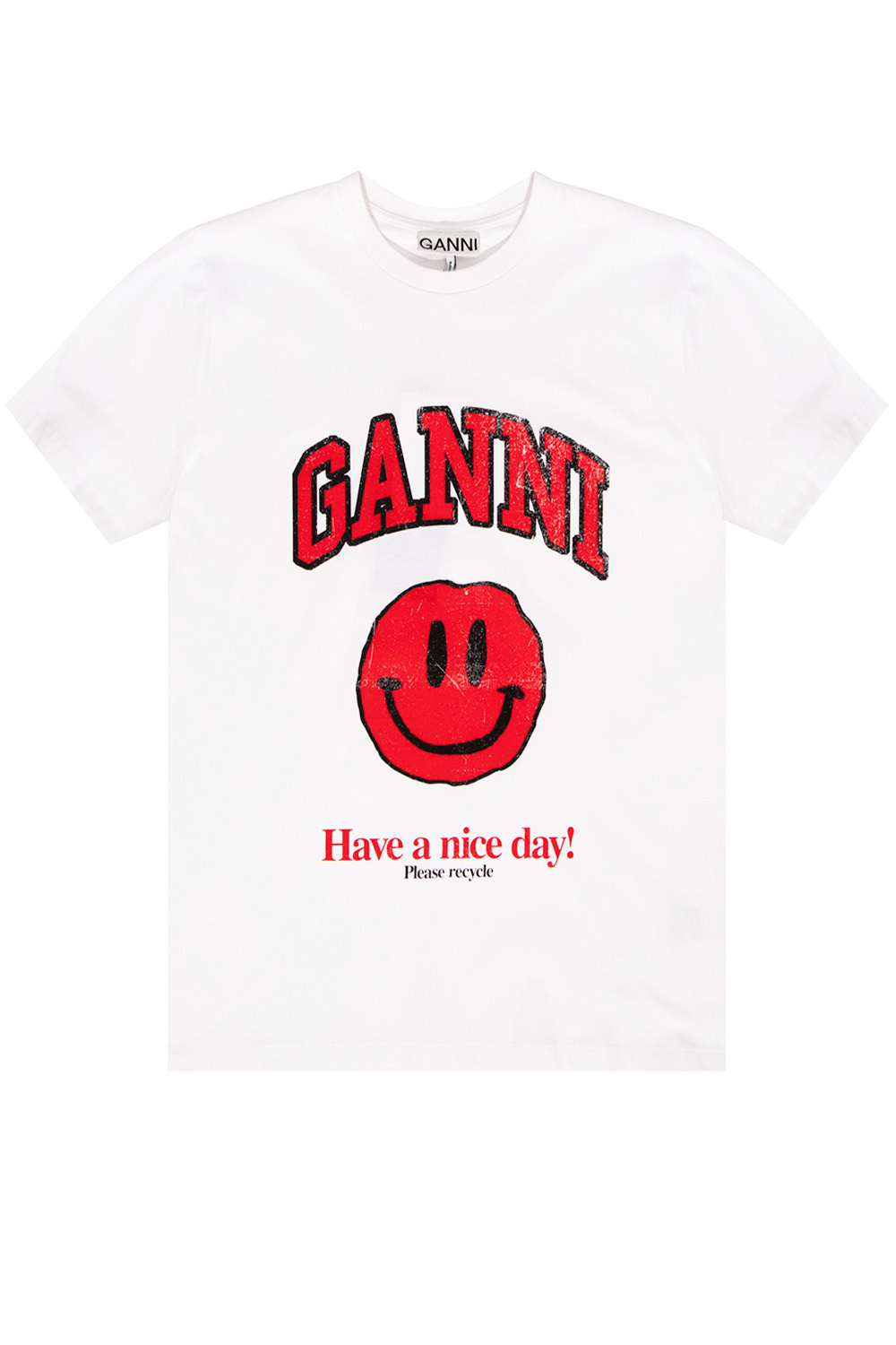 Ganni Printed T-shirt | Women's Clothing | IetpShops
